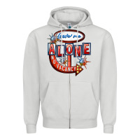 Dove Grey leave me alone anti valentines day Zipper Hoodie - FaDigitalArtStudio