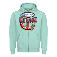 Seafoam leave me alone anti valentines day Zipper Hoodie - FaDigitalArtStudio
