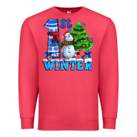 Cardinal first winter with snowman Premium Sweatshirt - AdoDesignShop
