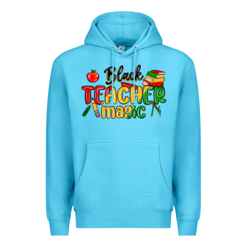 Black Teacher Magic Juneteenth Premium Hoodie by MaliasSmallBusiness | Teevron