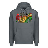 Rock black teacher magic juneteenth Premium Hoodie - MaliasSmallBusiness