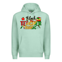 Seafoam black teacher magic juneteenth Premium Hoodie - MaliasSmallBusiness