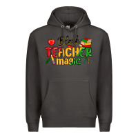 Smoke black teacher magic juneteenth Premium Hoodie - MaliasSmallBusiness