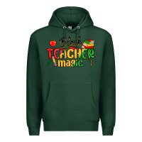 Sports Green black teacher magic juneteenth Premium Hoodie - MaliasSmallBusiness