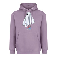 Lavender cute ghost Heavyweight Hoodie - BundleAndBundleShop