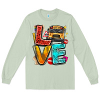 Matcha love school bus Long Sleeve Tee - texasbilliewilder