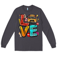 Smoke love school bus Long Sleeve Tee - texasbilliewilder