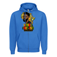 True Royal juneteenth living freeish since 1865 Zipper Hoodie - HRA Design Shop