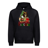 Black very merry teacher skeleton Urban Hoodie - NancyCooperArtShop