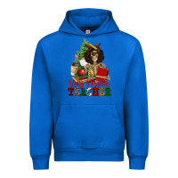 Cobalt very merry teacher skeleton Urban Hoodie - NancyCooperArtShop
