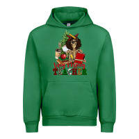Emerald very merry teacher skeleton Urban Hoodie - NancyCooperArtShop