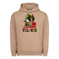 Pigment Burro very merry teacher skeleton Urban Hoodie - NancyCooperArtShop
