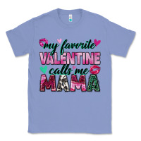 Colony Blue my favorite valentine calls me mama Classic Tee - Zillion Design Studio