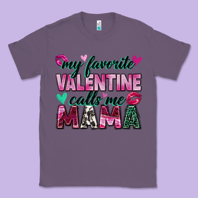 My Favorite Valentine Calls Me Mama Classic Tee Designed By Zillion Design Studio