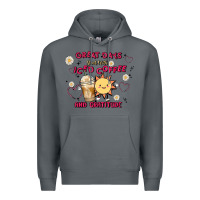 Rock great days start with iced coffee and gratitude Premium Hoodie - MaliasSmallBusiness