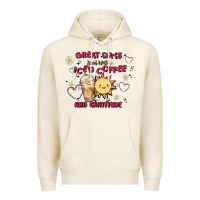 Tofu great days start with iced coffee and gratitude Premium Hoodie - MaliasSmallBusiness