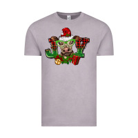 Vintage Zinc christmas joy cow Vintage Tee - BarkalooDesign