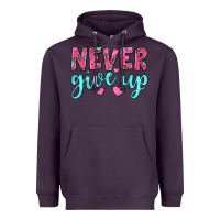 Plum never give up Heavyweight Hoodie - JahusDesignShop