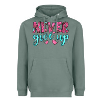 Sage never give up Heavyweight Hoodie - JahusDesignShop
