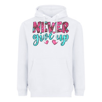 White never give up Heavyweight Hoodie - JahusDesignShop