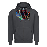 Smoke Merica Merica Merica vibes 4th of july Zipper Hoodie - CowGirlArtShop