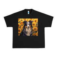 Black australian shepherd Urban Heavy Tee - Unal Design