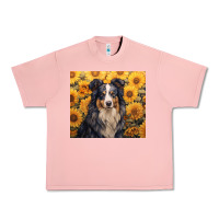 Salmon australian shepherd Urban Heavy Tee - Unal Design