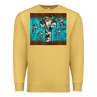 Antique Gold bull skull cross tumbler Premium Sweatshirt - JahusDesignShop