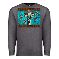 Charcoal Heather bull skull cross tumbler Premium Sweatshirt - JahusDesignShop