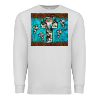 Dove Grey bull skull cross tumbler Premium Sweatshirt - JahusDesignShop