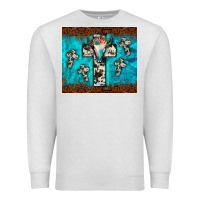 Oatmeal Heather bull skull cross tumbler Premium Sweatshirt - JahusDesignShop