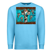 Ocean Blue bull skull cross tumbler Premium Sweatshirt - JahusDesignShop