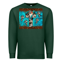 Sports Green bull skull cross tumbler Premium Sweatshirt - JahusDesignShop