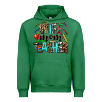 Emerald wife mom teacher Urban Hoodie - NancyCooperArtShop