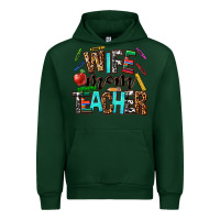 Forest Green wife mom teacher Urban Hoodie - NancyCooperArtShop