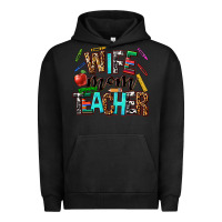 Pigment Black wife mom teacher Urban Hoodie - NancyCooperArtShop
