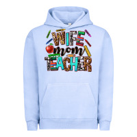 Pigment Grape Ice wife mom teacher Urban Hoodie - NancyCooperArtShop