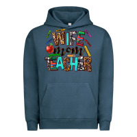 Pigment Midnight Navy wife mom teacher Urban Hoodie - NancyCooperArtShop