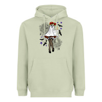 Matcha freak ghost halloween Heavyweight Hoodie - BundleAndBundleShop