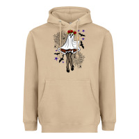 Mushroom freak ghost halloween Heavyweight Hoodie - BundleAndBundleShop