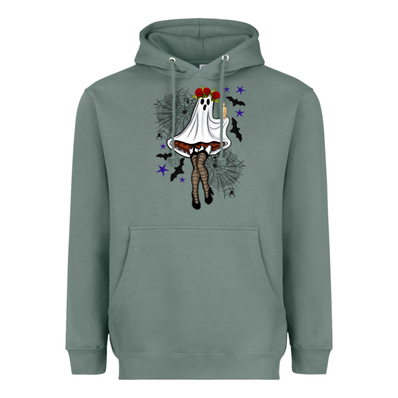 Freak Ghost Halloween Heavyweight Hoodie by BundleAndBundleShop | Teevron
