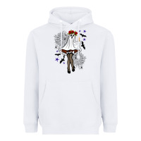 White freak ghost halloween Heavyweight Hoodie - BundleAndBundleShop