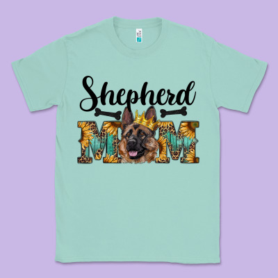 Shepherd Mom Western Classic Tee Designed By Ranaportraitstore