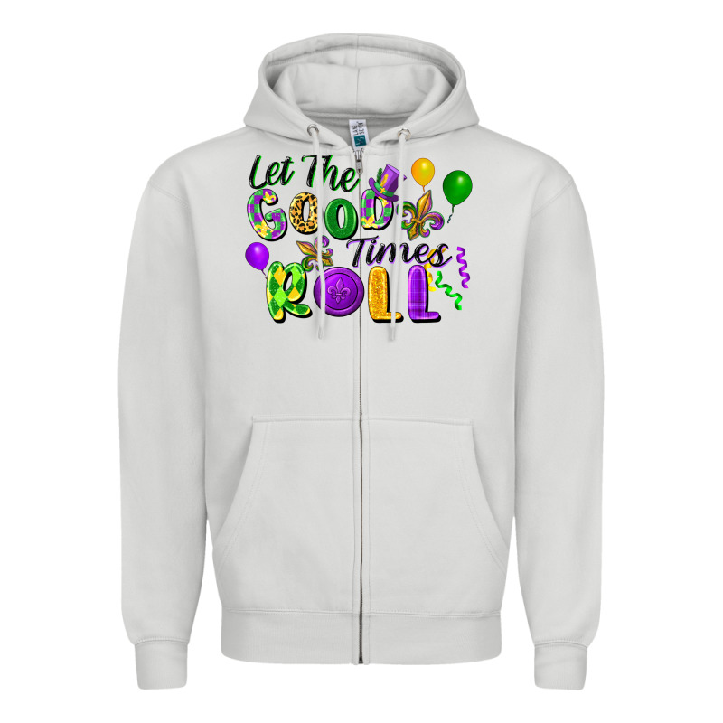 Let The Good Times Roll Zipper Hoodie by FaDigitalArtStudio | Teevron