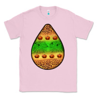 Bubblegum Pink halloween pumpkin teardrop Classic Tee - BundleAndBundleShop