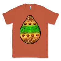 Copper halloween pumpkin teardrop Classic Tee - BundleAndBundleShop