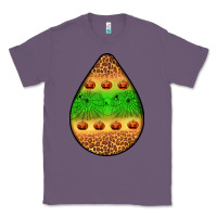 Lavender halloween pumpkin teardrop Classic Tee - BundleAndBundleShop