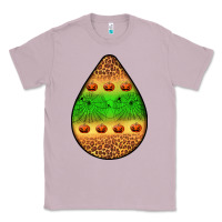 Lilac halloween pumpkin teardrop Classic Tee - BundleAndBundleShop