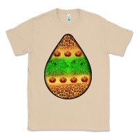Mushroom halloween pumpkin teardrop Classic Tee - BundleAndBundleShop