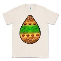 Natural halloween pumpkin teardrop Classic Tee - BundleAndBundleShop